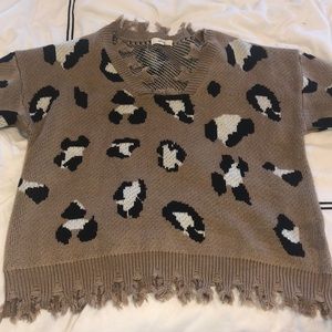Cheetah Sweater